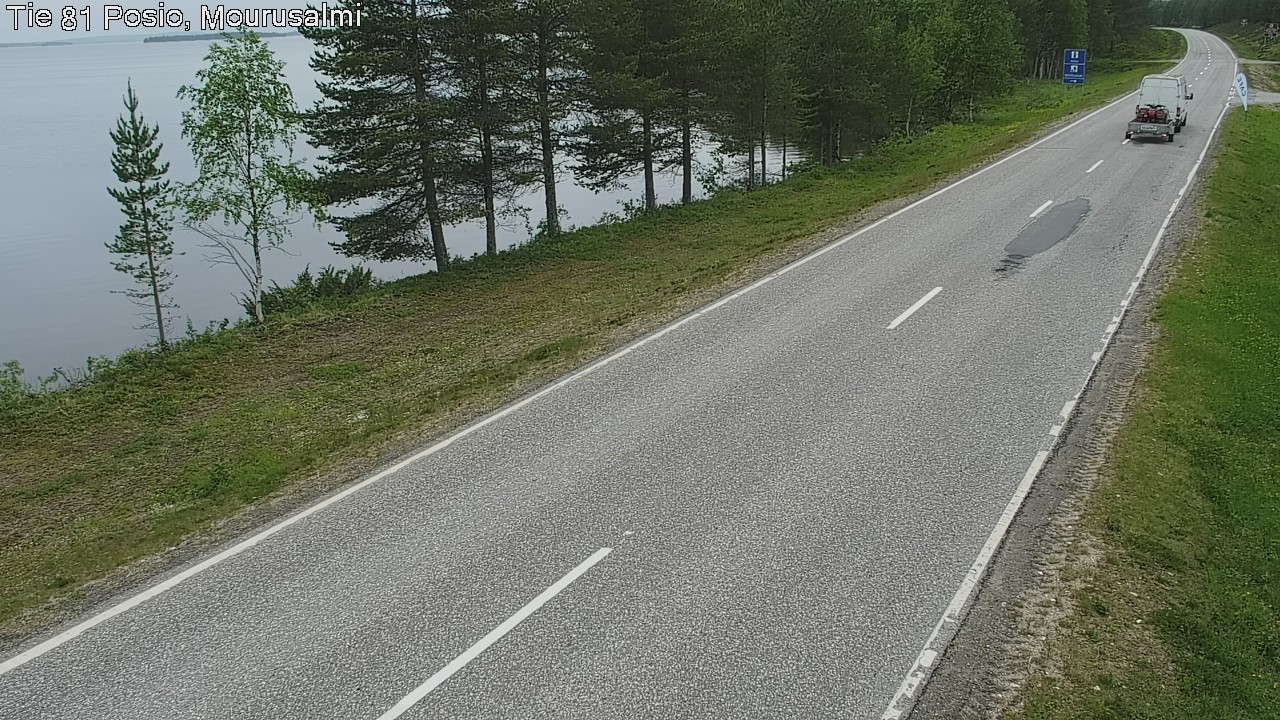 Kelikamerat Kuva Tie 81 Posio, Mourusalmi, Posio, Lappi