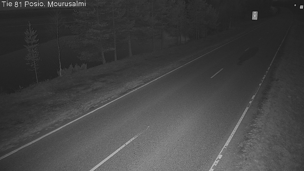 Weather Camera Image Väg 81 Posio, Mourusalmi, Posio, Lappi