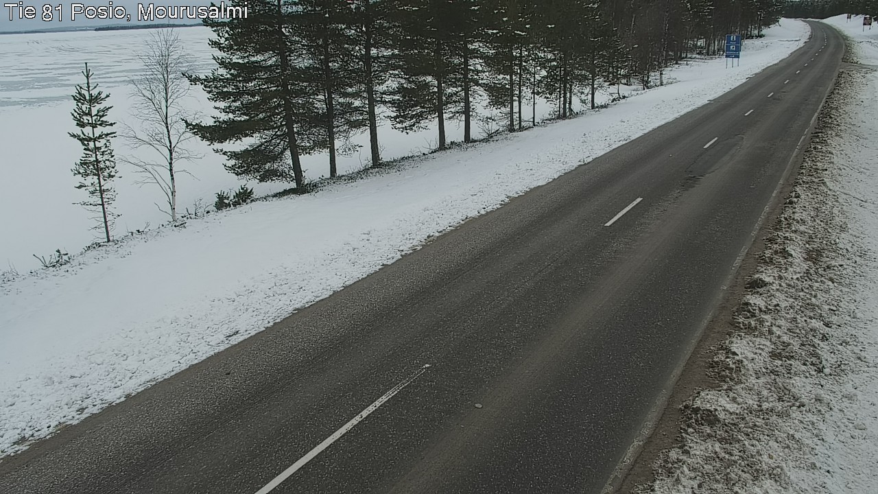 Kelikamerat Kuva Tie 81 Posio, Mourusalmi, Posio, Lappi