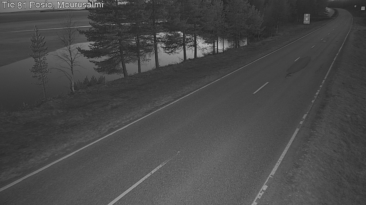 Weather Camera Image Väg 81 Posio, Mourusalmi, Posio, Lappi