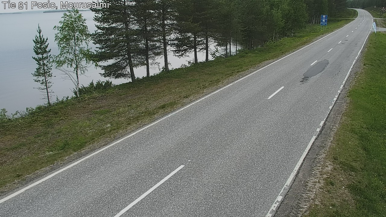 Kelikamerat Kuva Tie 81 Posio, Mourusalmi, Posio, Lappi
