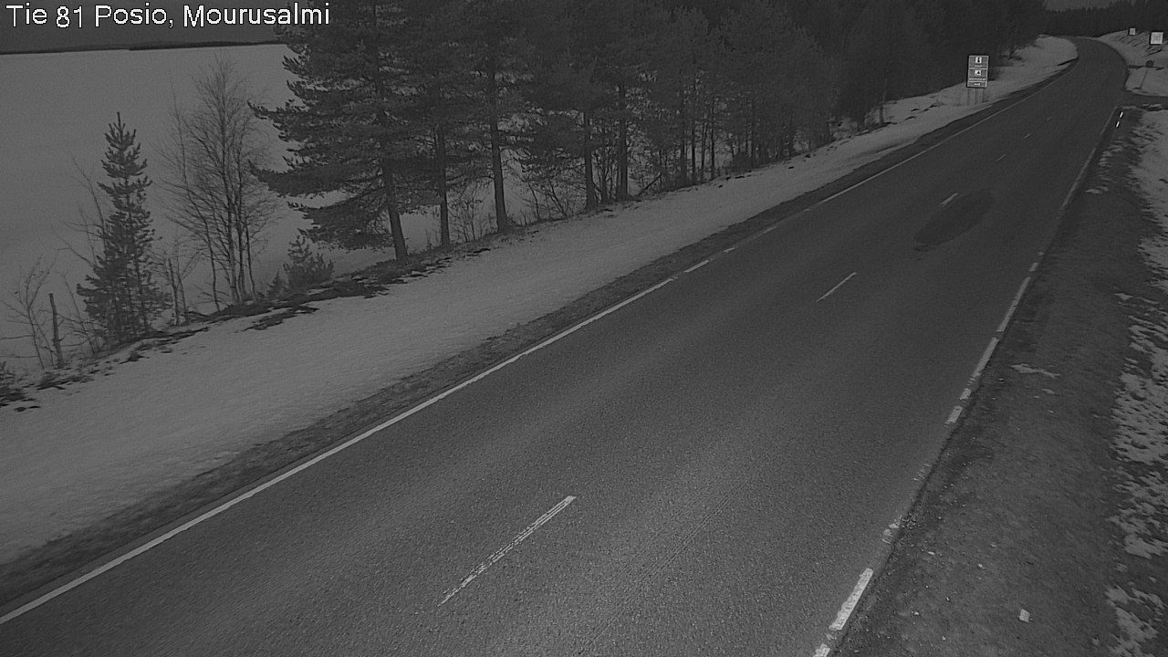 Kelikamerat Kuva Tie 81 Posio, Mourusalmi, Posio, Lappi