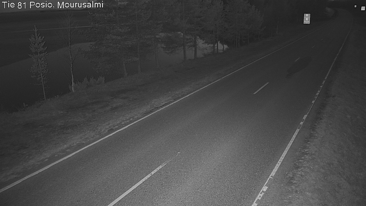 Weather Camera Image Väg 81 Posio, Mourusalmi, Posio, Lappi