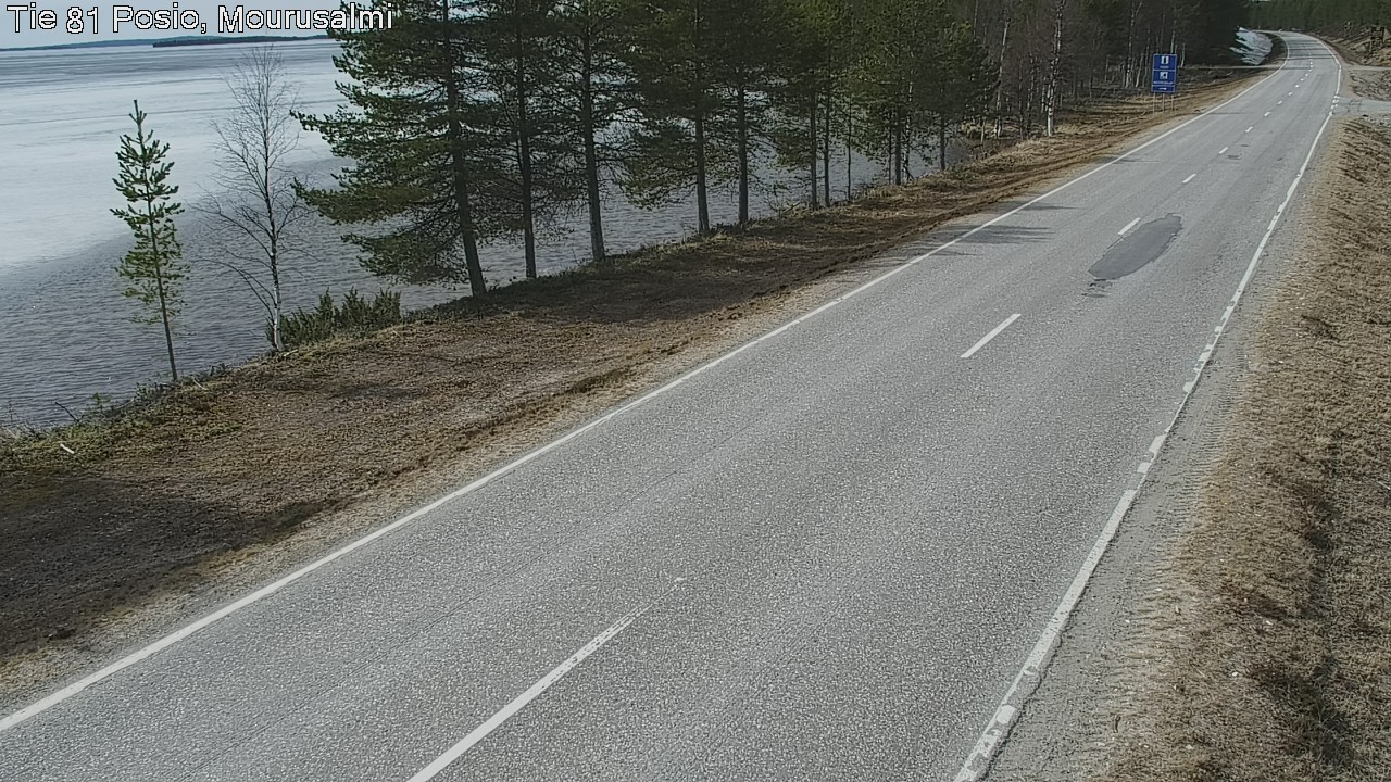 Weather Camera Image Väg 81 Posio, Mourusalmi, Posio, Lappi