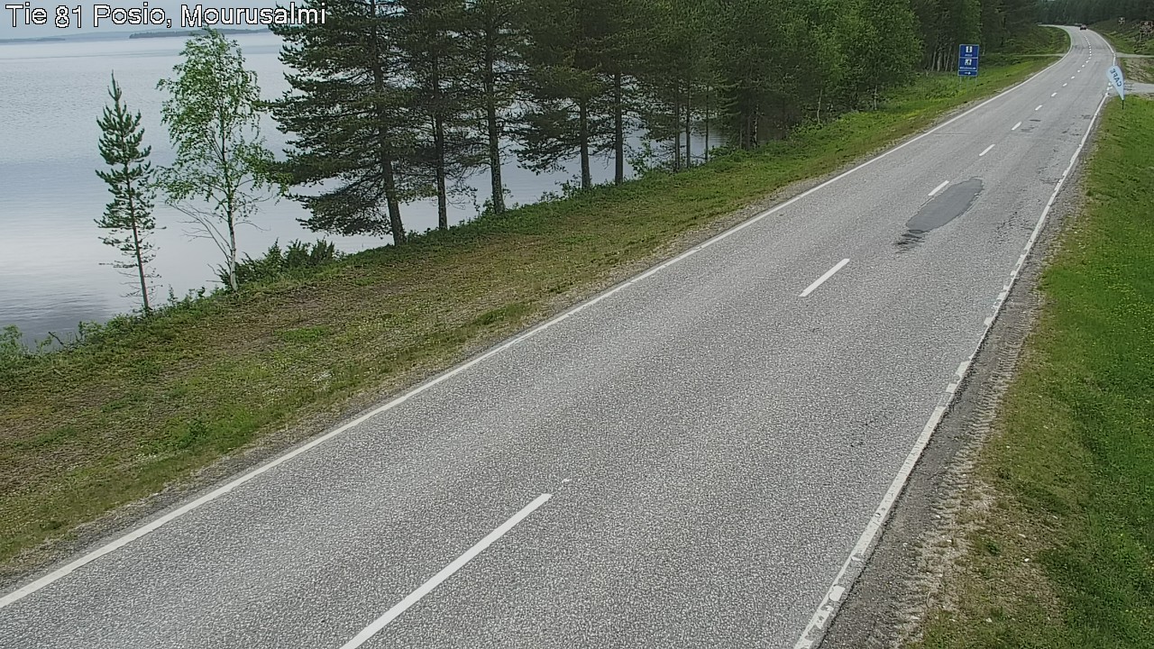 Kelikamerat Kuva Tie 81 Posio, Mourusalmi, Posio, Lappi