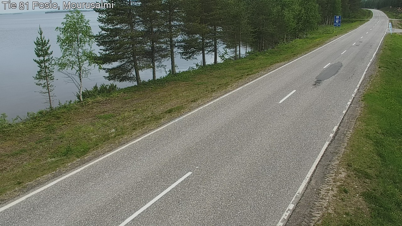 Kelikamerat Kuva Tie 81 Posio, Mourusalmi, Posio, Lappi