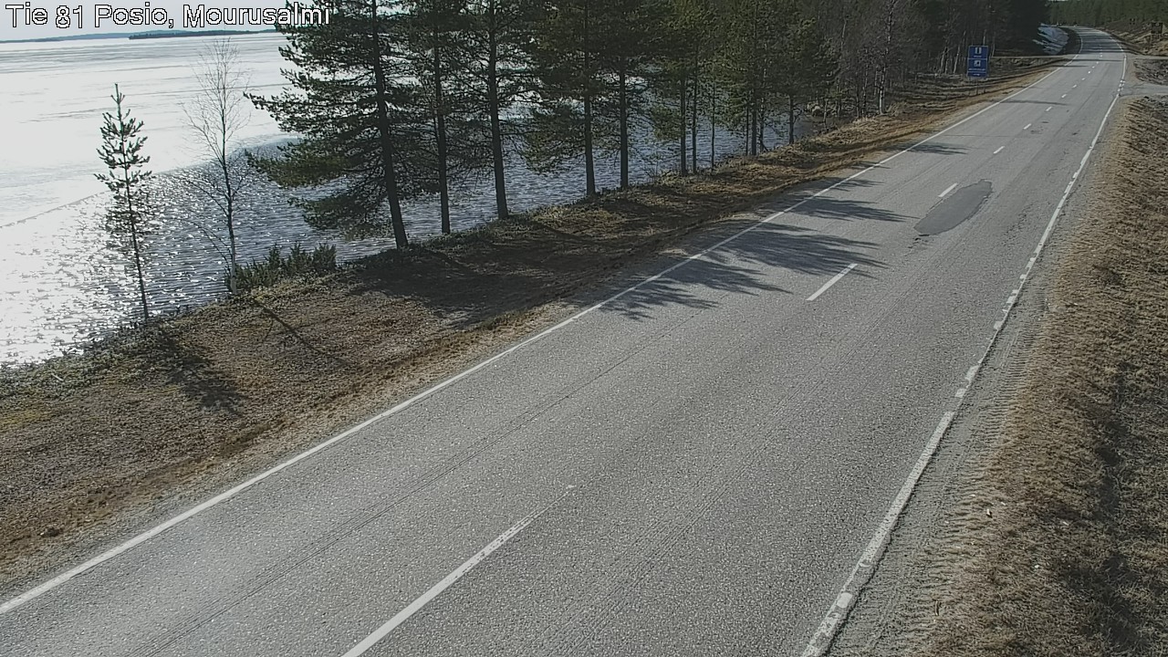 Weather Camera Image Väg 81 Posio, Mourusalmi, Posio, Lappi