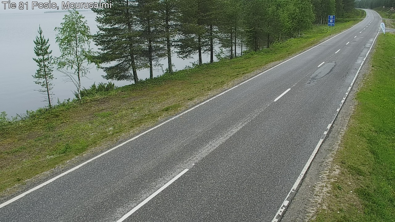Kelikamerat Kuva Tie 81 Posio, Mourusalmi, Posio, Lappi