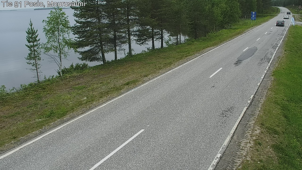 Kelikamerat Kuva Tie 81 Posio, Mourusalmi, Posio, Lappi