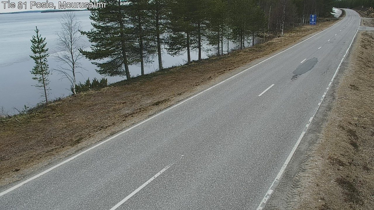 Weather Camera Image Väg 81 Posio, Mourusalmi, Posio, Lappi