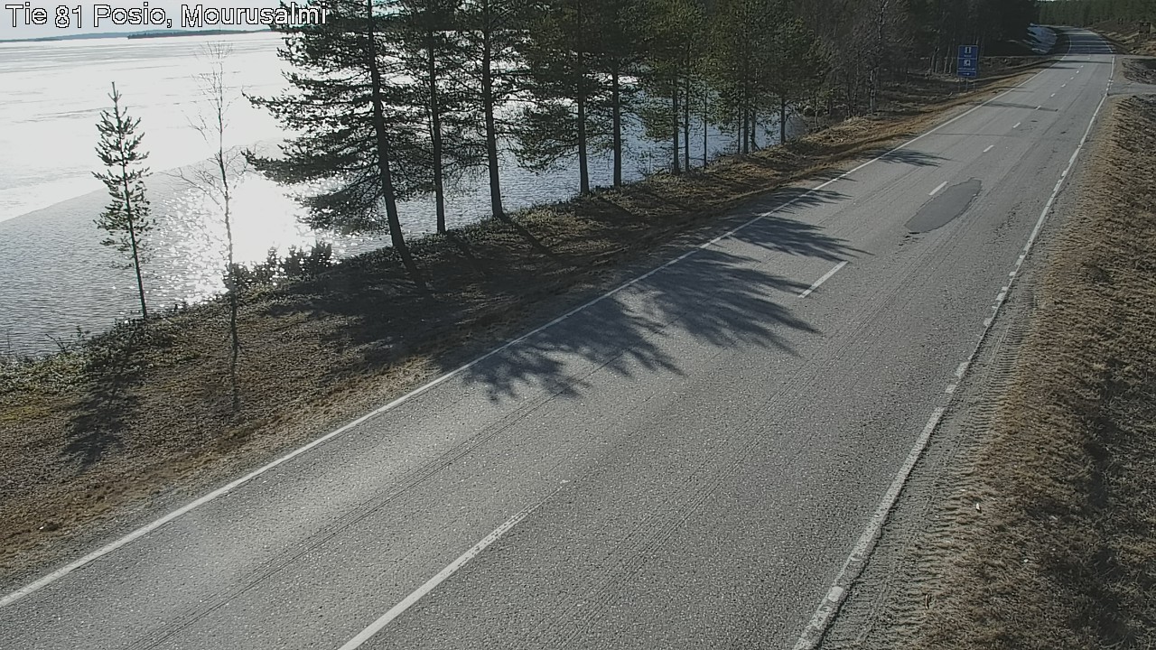 Weather Camera Image Väg 81 Posio, Mourusalmi, Posio, Lappi