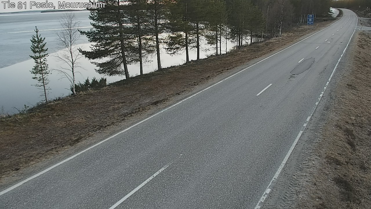 Weather Camera Image Väg 81 Posio, Mourusalmi, Posio, Lappi