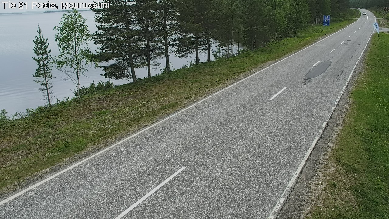 Kelikamerat Kuva Tie 81 Posio, Mourusalmi, Posio, Lappi