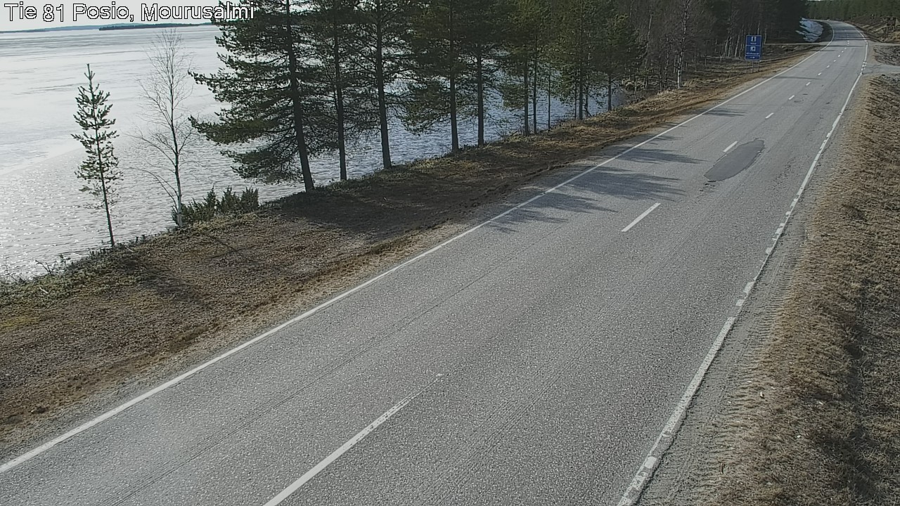 Weather Camera Image Väg 81 Posio, Mourusalmi, Posio, Lappi