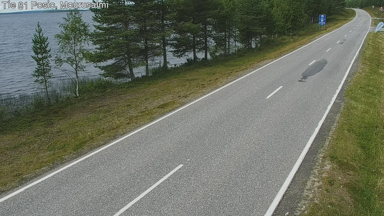 Weather Camera Image Väg 81 Posio, Mourusalmi, Posio, Lappi