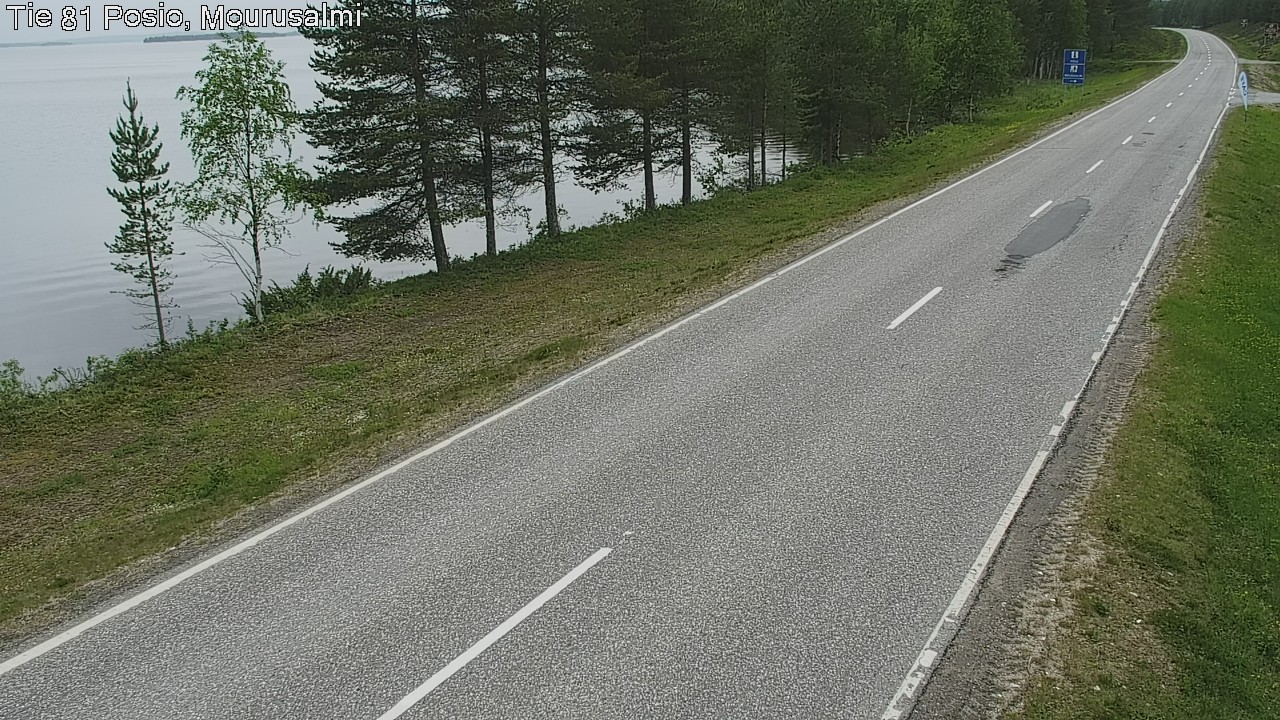 Kelikamerat Kuva Tie 81 Posio, Mourusalmi, Posio, Lappi