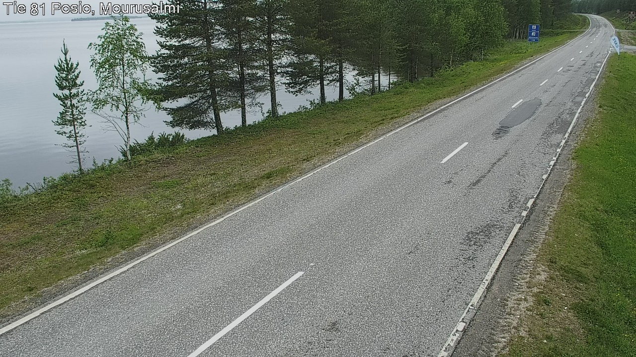 Kelikamerat Kuva Tie 81 Posio, Mourusalmi, Posio, Lappi