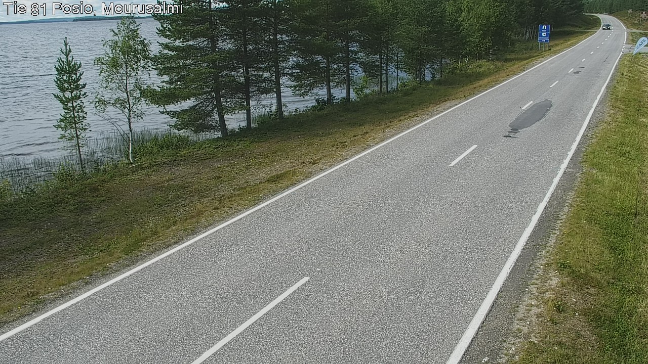 Weather Camera Image Väg 81 Posio, Mourusalmi, Posio, Lappi
