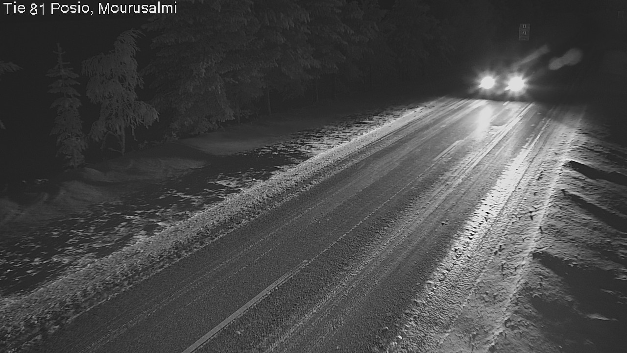 Kelikamerat Kuva Tie 81 Posio, Mourusalmi, Posio, Lappi