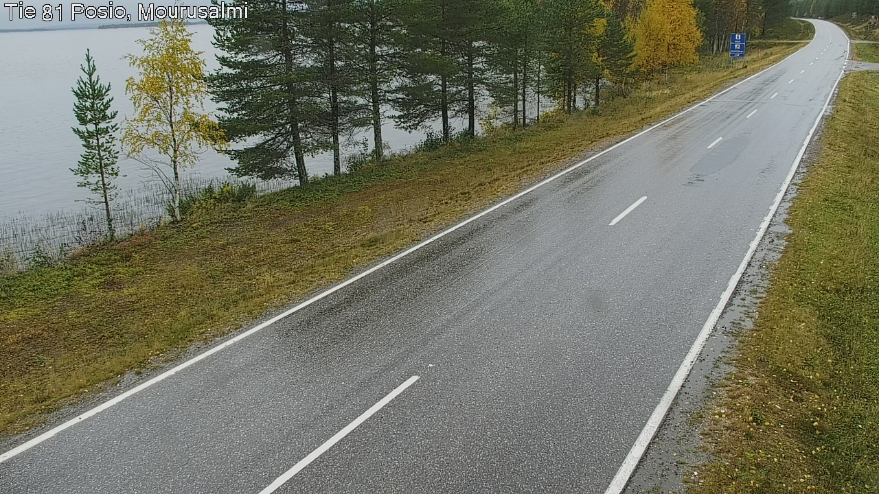 Weather Camera Image Väg 81 Posio, Mourusalmi, Posio, Lappi