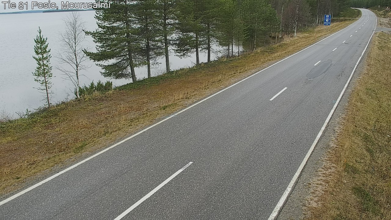 Weather Camera Image Road 81 Posio, Mourusalmi, Posio, Lappi
