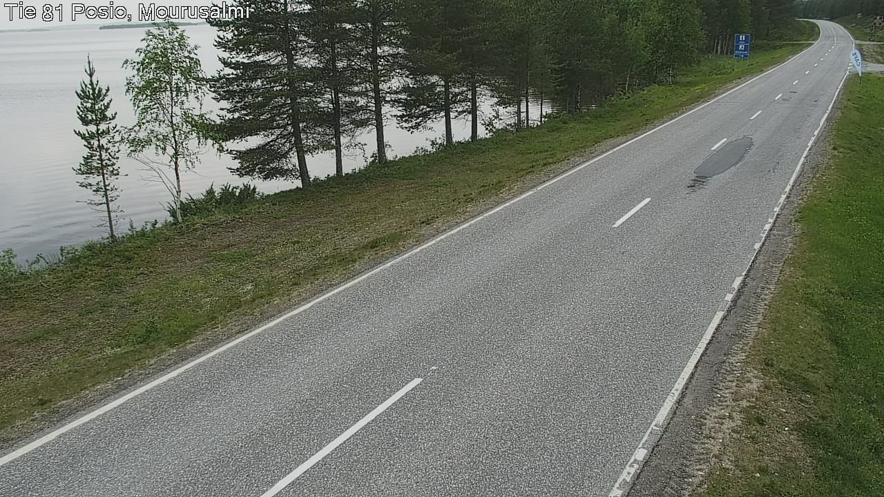 Kelikamerat Kuva Tie 81 Posio, Mourusalmi, Posio, Lappi