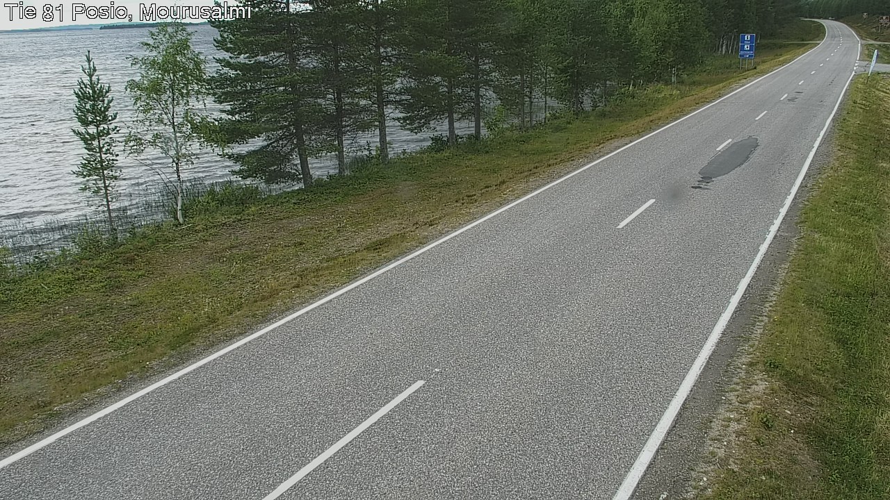 Kelikamerat Kuva Tie 81 Posio, Mourusalmi, Posio, Lappi
