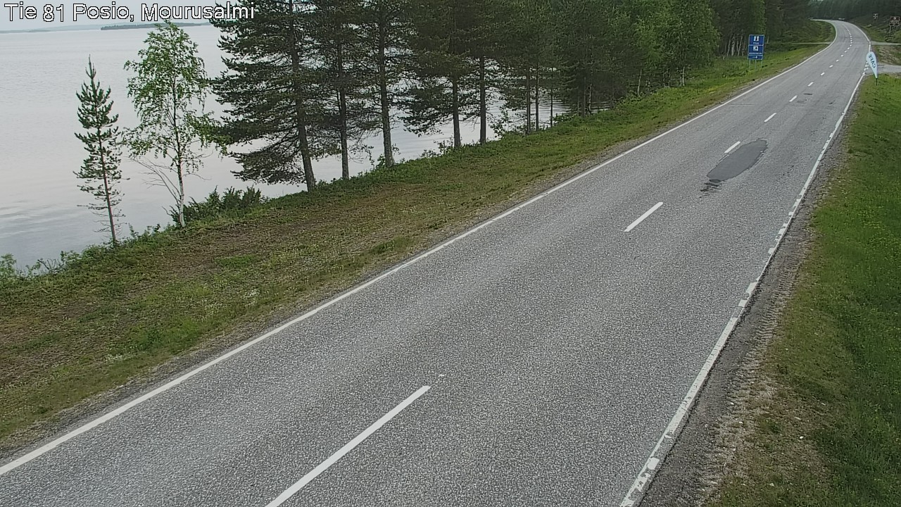 Kelikamerat Kuva Tie 81 Posio, Mourusalmi, Posio, Lappi