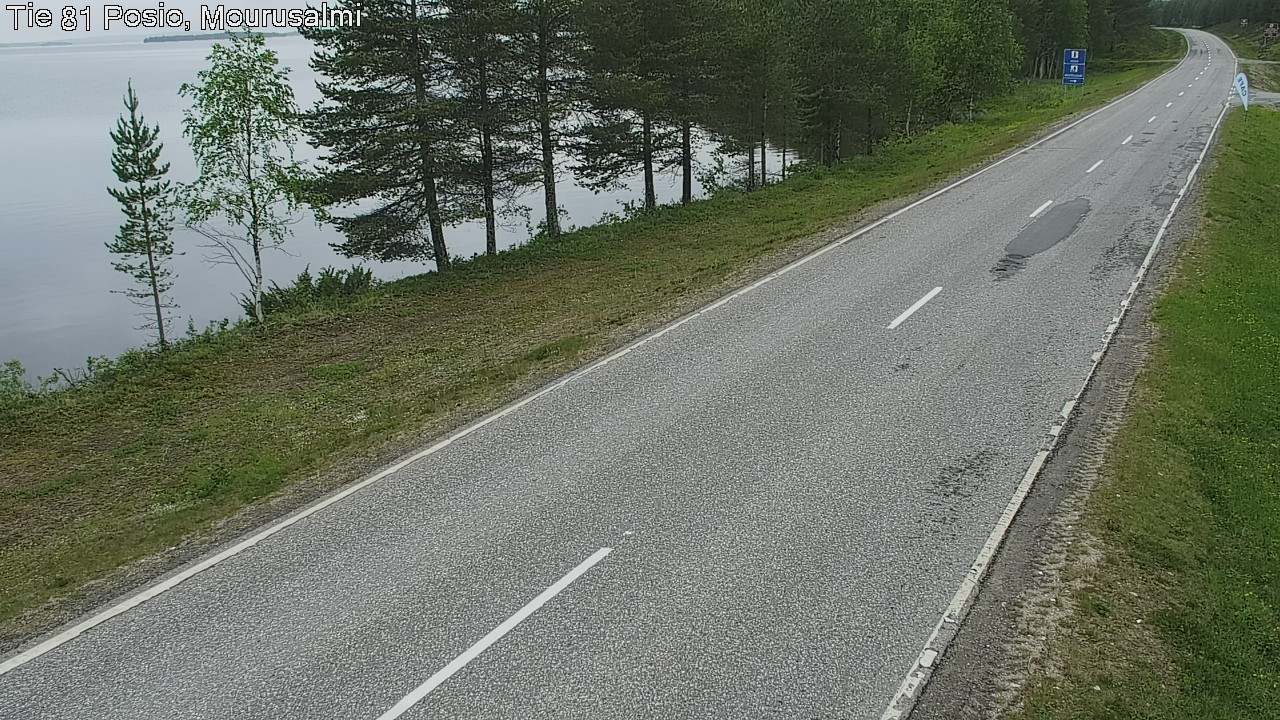 Kelikamerat Kuva Tie 81 Posio, Mourusalmi, Posio, Lappi