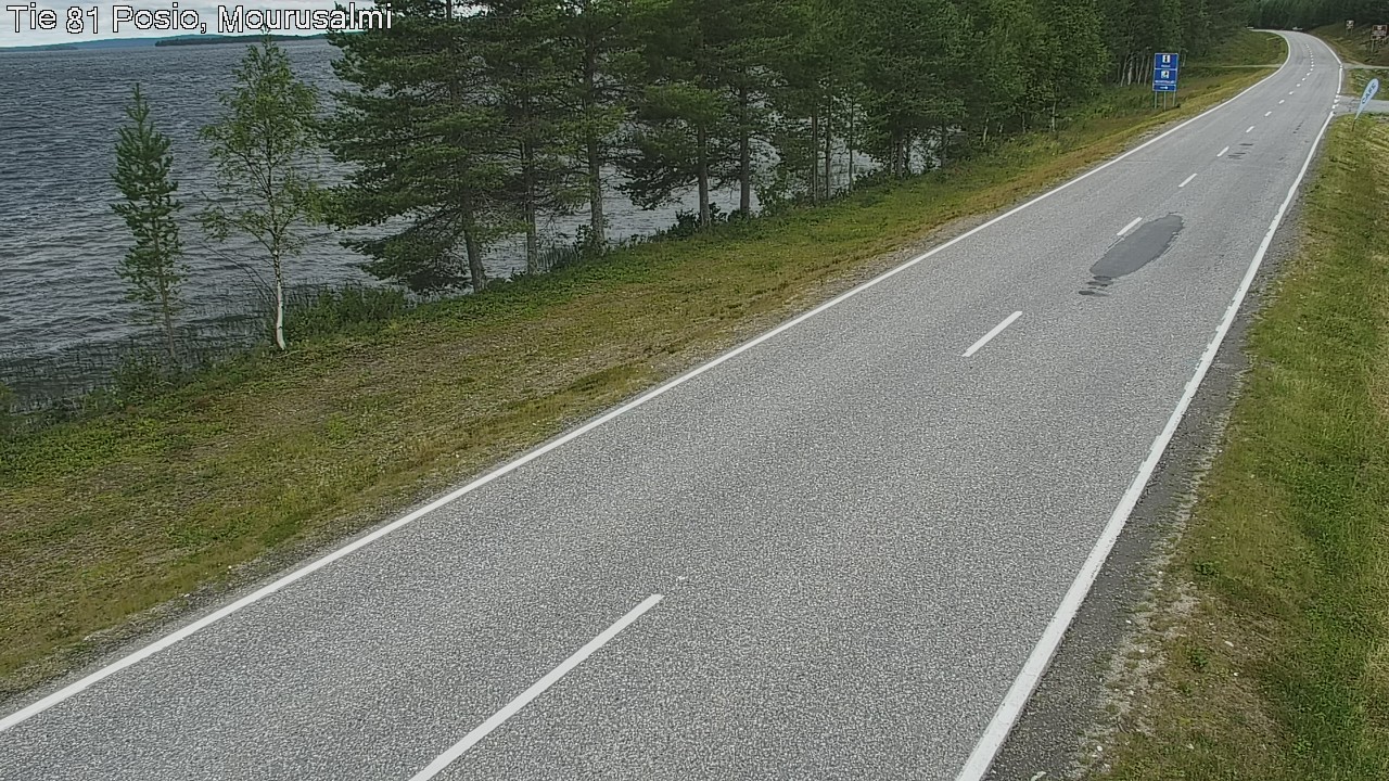 Kelikamerat Kuva Tie 81 Posio, Mourusalmi, Posio, Lappi