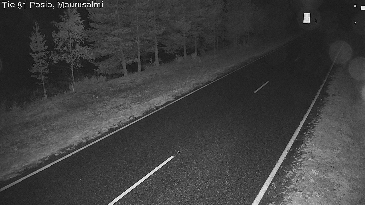 Kelikamerat Kuva Tie 81 Posio, Mourusalmi, Posio, Lappi