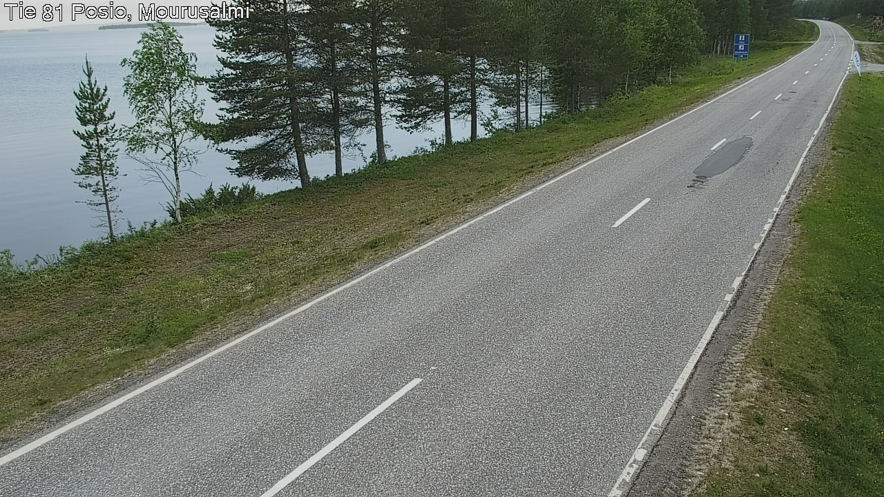 Kelikamerat Kuva Tie 81 Posio, Mourusalmi, Posio, Lappi