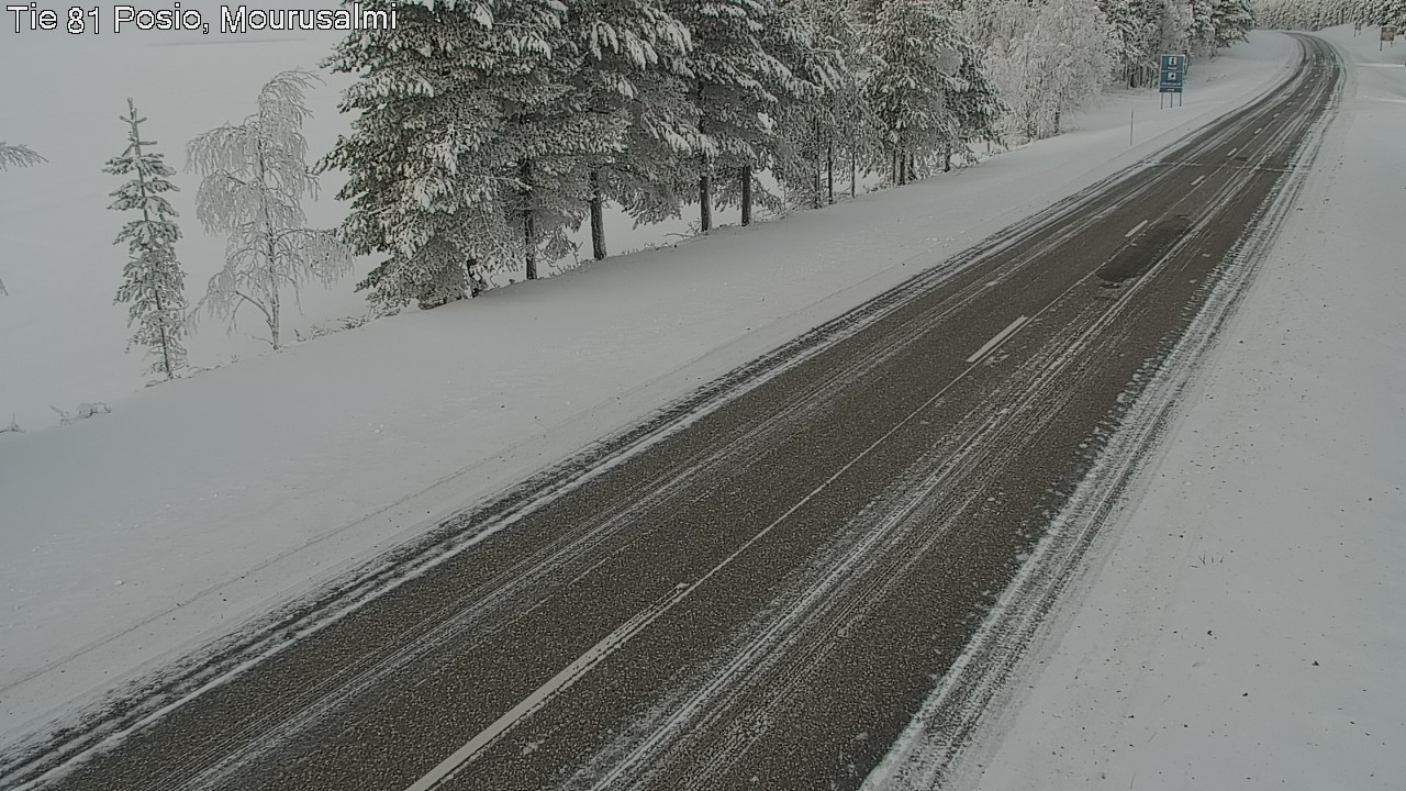 Kelikamerat Kuva Tie 81 Posio, Mourusalmi, Posio, Lappi