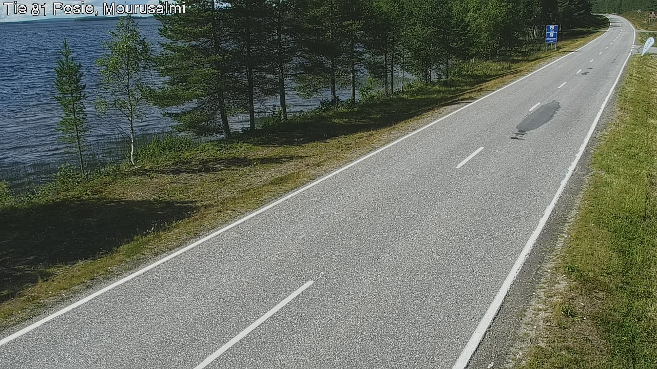 Weather Camera Image Väg 81 Posio, Mourusalmi, Posio, Lappi