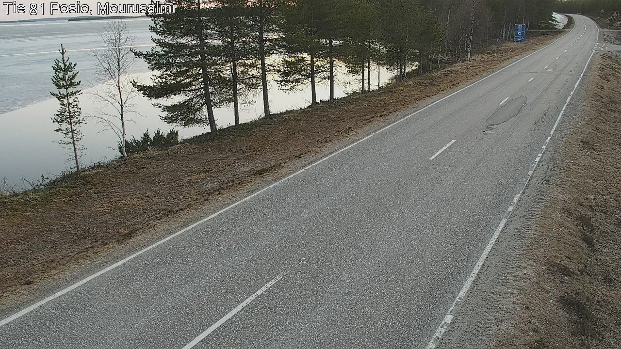 Weather Camera Image Väg 81 Posio, Mourusalmi, Posio, Lappi