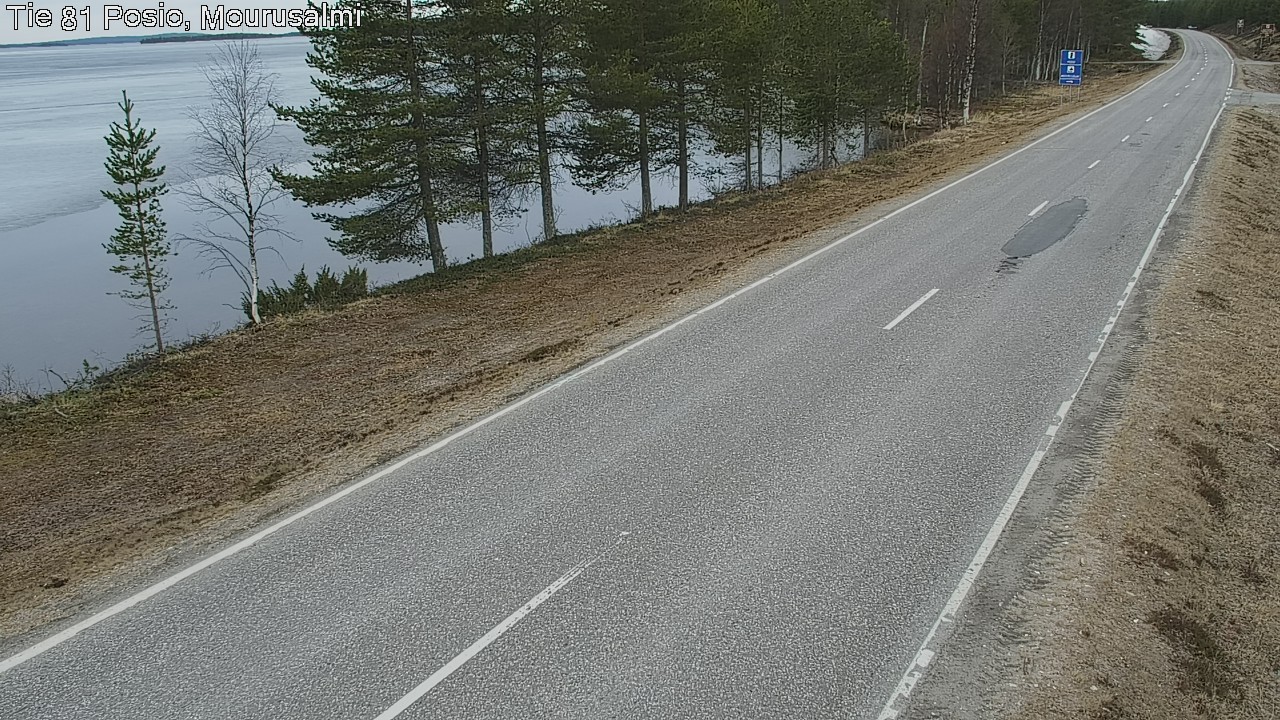 Weather Camera Image Väg 81 Posio, Mourusalmi, Posio, Lappi