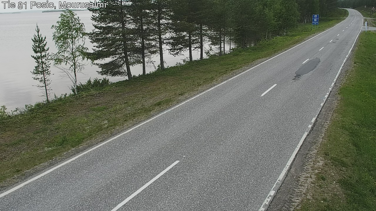 Kelikamerat Kuva Tie 81 Posio, Mourusalmi, Posio, Lappi