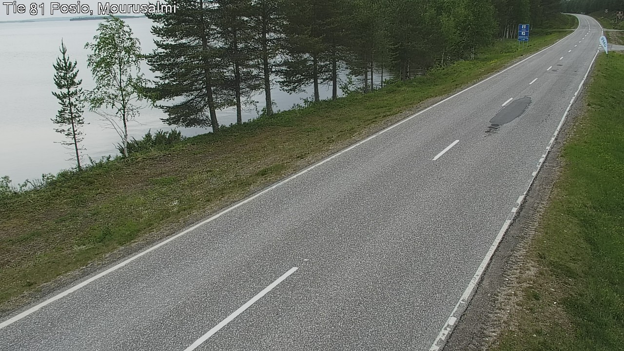 Kelikamerat Kuva Tie 81 Posio, Mourusalmi, Posio, Lappi