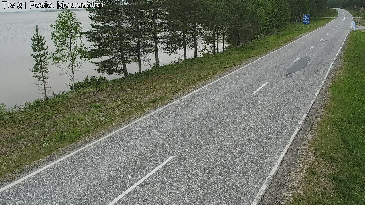 Kelikamerat Kuva Tie 81 Posio, Mourusalmi, Posio, Lappi
