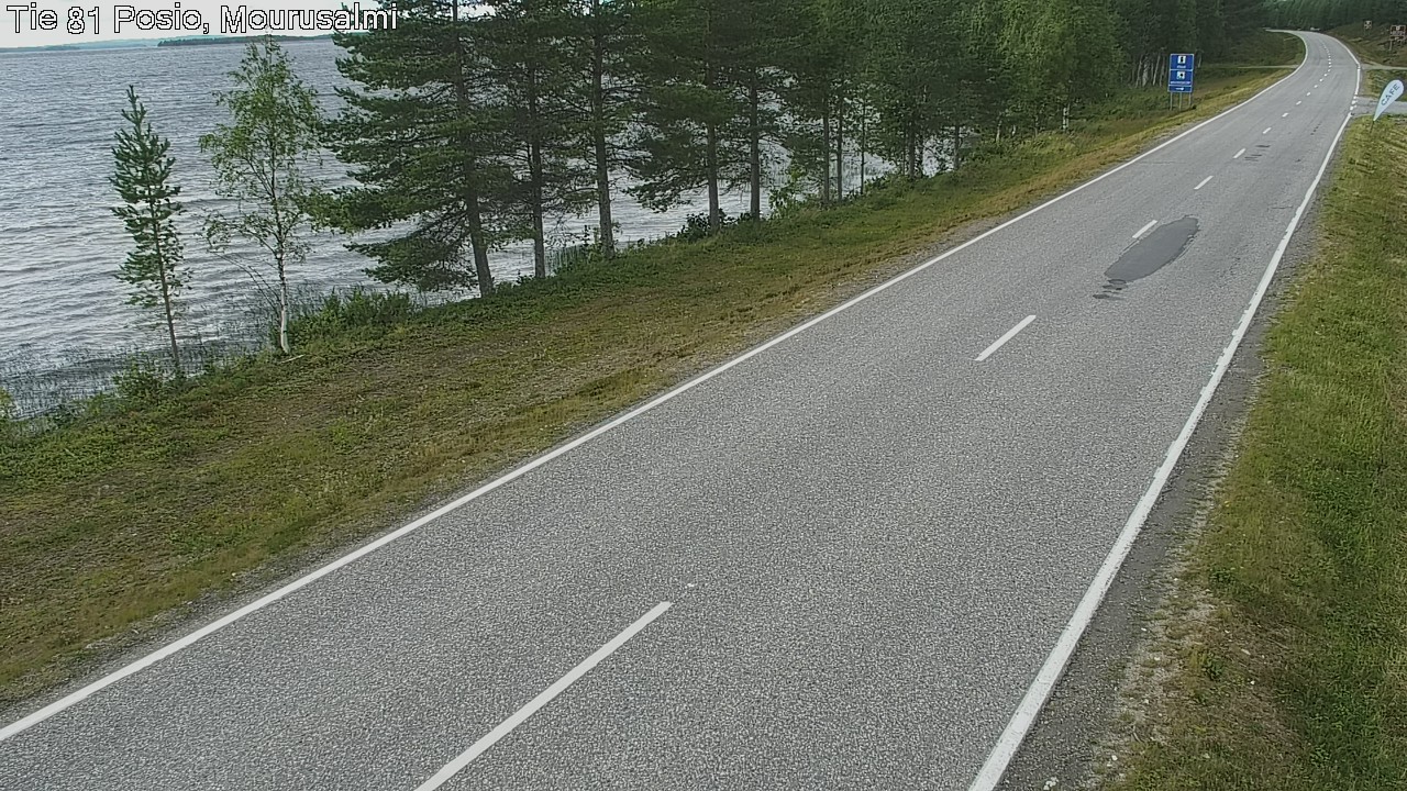 Kelikamerat Kuva Tie 81 Posio, Mourusalmi, Posio, Lappi