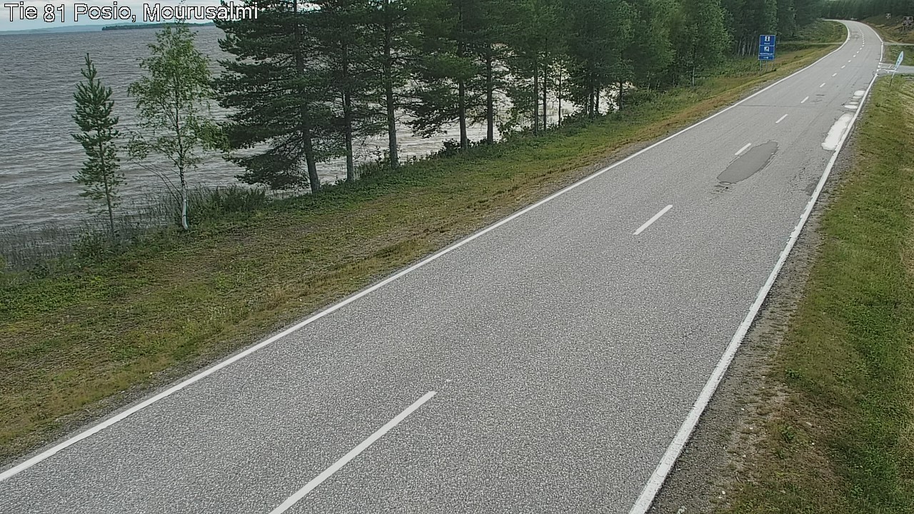 Kelikamerat Kuva Tie 81 Posio, Mourusalmi, Posio, Lappi