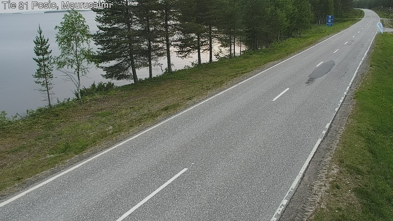 Kelikamerat Kuva Tie 81 Posio, Mourusalmi, Posio, Lappi