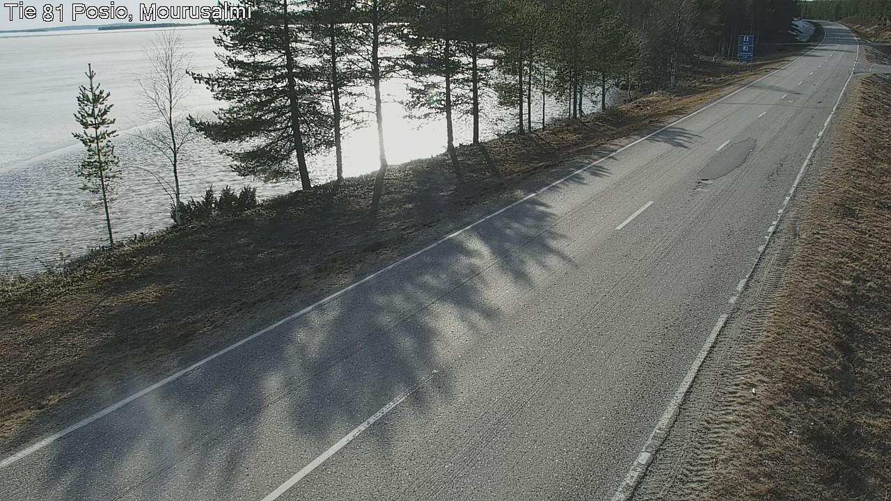 Weather Camera Image Väg 81 Posio, Mourusalmi, Posio, Lappi