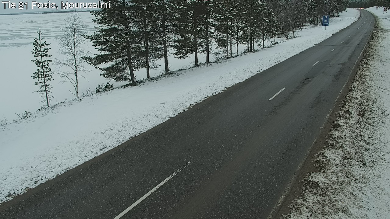 Kelikamerat Kuva Tie 81 Posio, Mourusalmi, Posio, Lappi