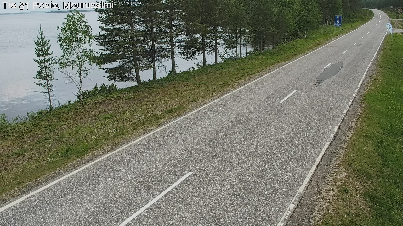 Kelikamerat Kuva Tie 81 Posio, Mourusalmi, Posio, Lappi