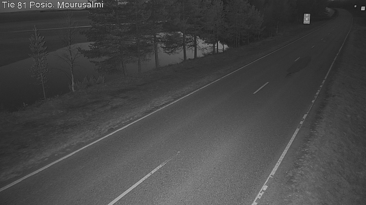 Weather Camera Image Väg 81 Posio, Mourusalmi, Posio, Lappi