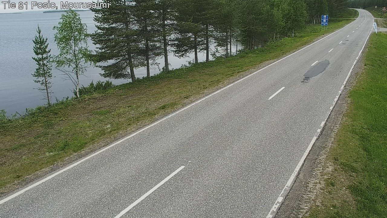 Kelikamerat Kuva Tie 81 Posio, Mourusalmi, Posio, Lappi
