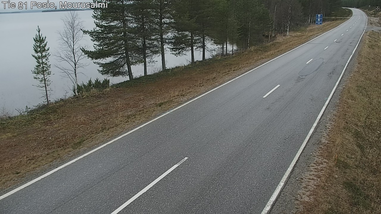 Kelikamerat Kuva Tie 81 Posio, Mourusalmi, Posio, Lappi