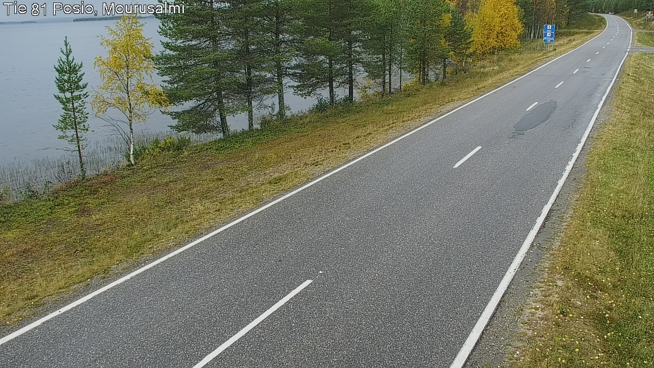 Weather Camera Image Väg 81 Posio, Mourusalmi, Posio, Lappi