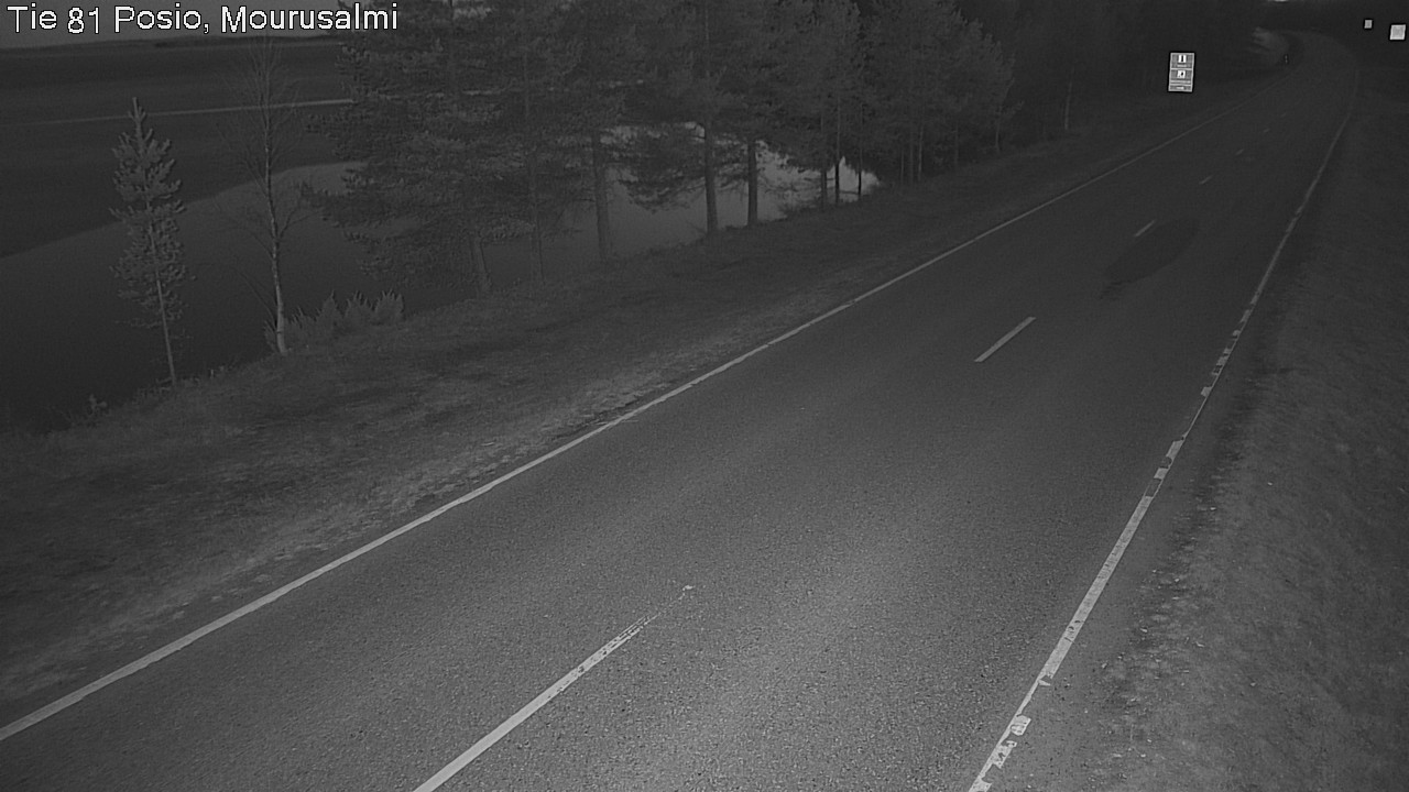 Weather Camera Image Väg 81 Posio, Mourusalmi, Posio, Lappi